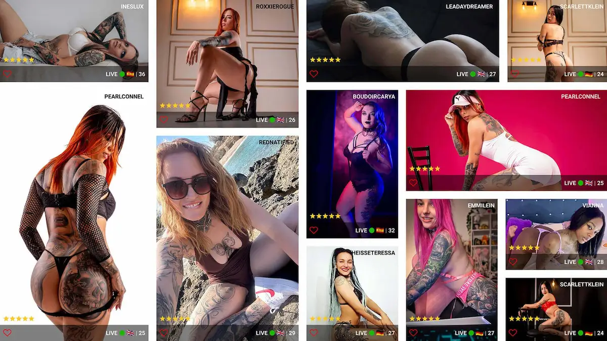 Mature Planet live cam models